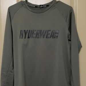 Mens Ryderwear green flex training top